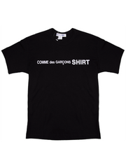 Comme des Garçons SHIRT - T-shirt logo CDG Shirt noir W28116-1-T-shirts-W28116-1