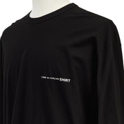 Comme des Garçons SHIRT - T-shirt Manches Longues Surdimensionné FI-T016-S22-1 - Black-T-shirts-FI-T016-S22-1