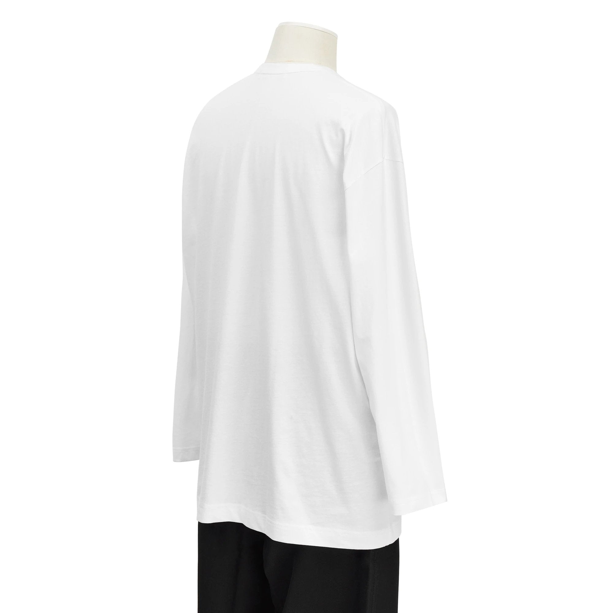 Comme des Garçons SHIRT - T-shirt Manches Longues Surdimensionné FI-T016-S22-4 - White-T-shirts-FI-T016-S22-4