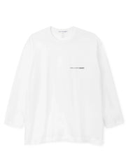 Comme des Garçons SHIRT - T-shirt Manches Longues Surdimensionné FI-T016-S22-4 - White-T-shirts-FI-T016-S22-4