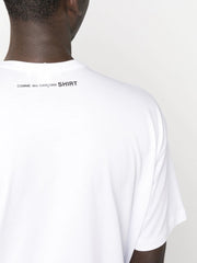 Comme des Garçons SHIRT - T-shirt oversize blanc logo cdg dos FK-T015-S23-4-T-shirts-FK-T015-S23-4