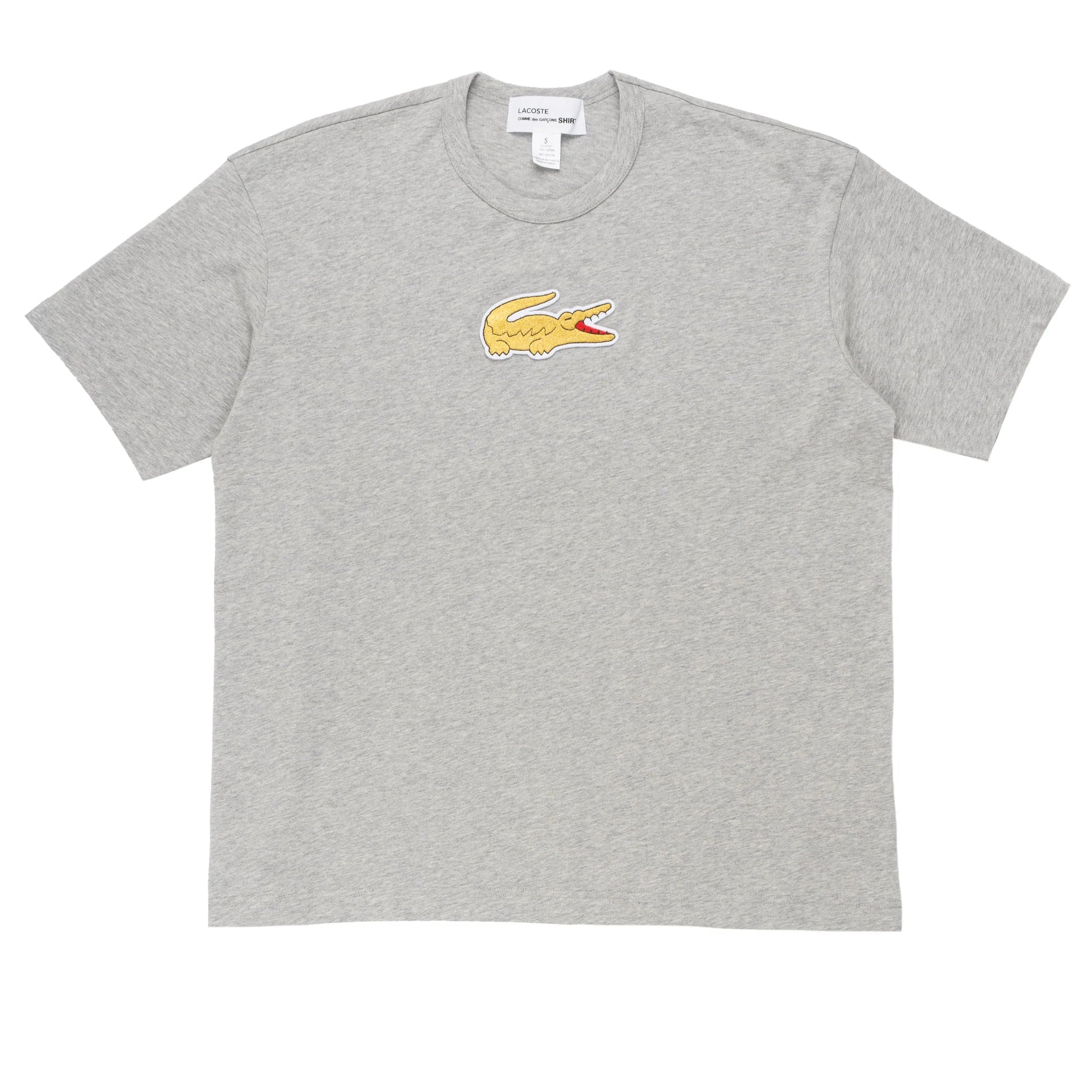 Comme des Garçons X Lacoste - T-Shirt FL-T008-W23 - Grey-T-shirts-FL-T008-W23