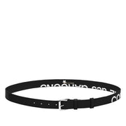 Comme Des Garçons - Unisex Belt - Huge Logo - Black-Accessoires-SA0911HL