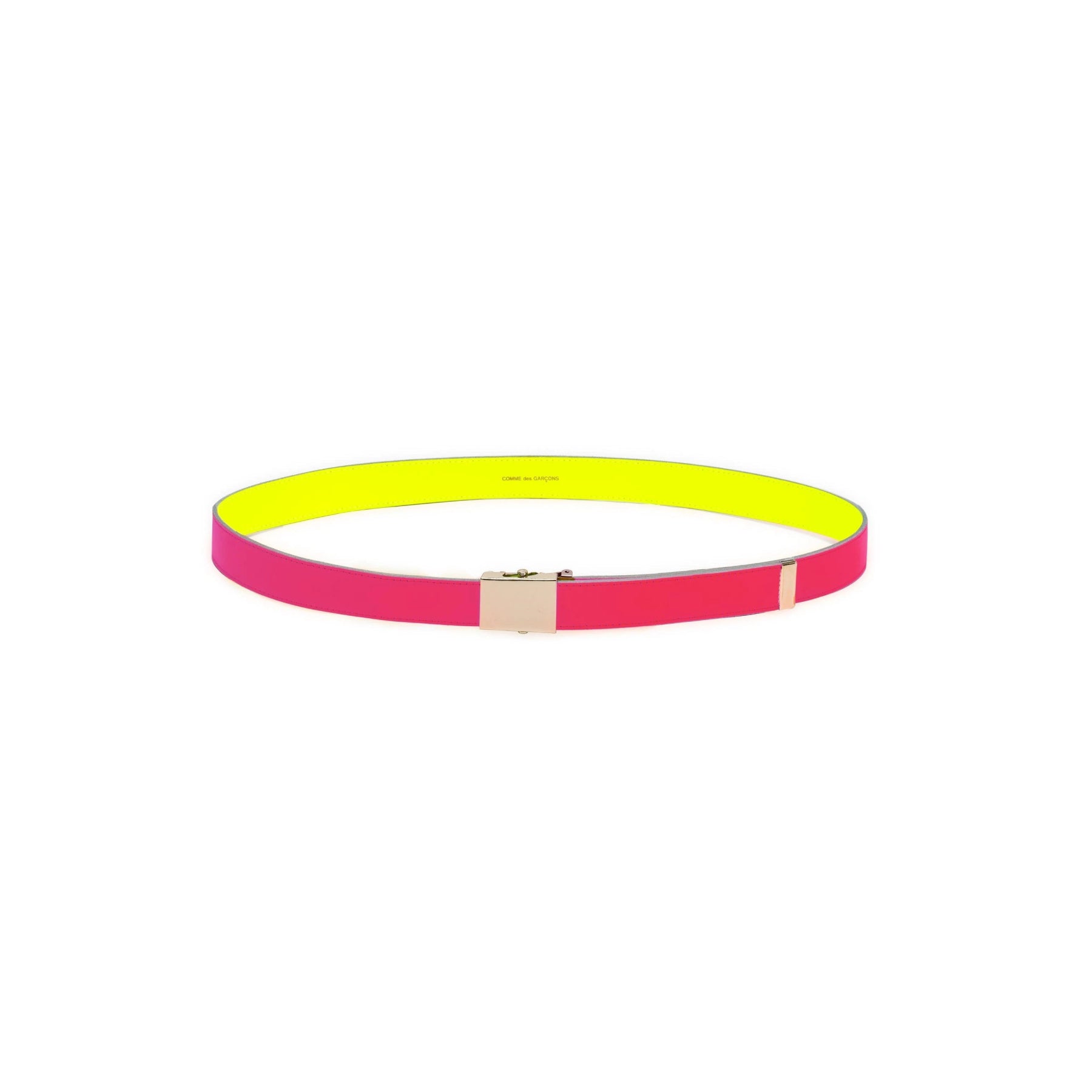 Comme Des Garçons - Unisex Belt - Super Fluo - Pink/Yellow-Accessoires-SA0910SF