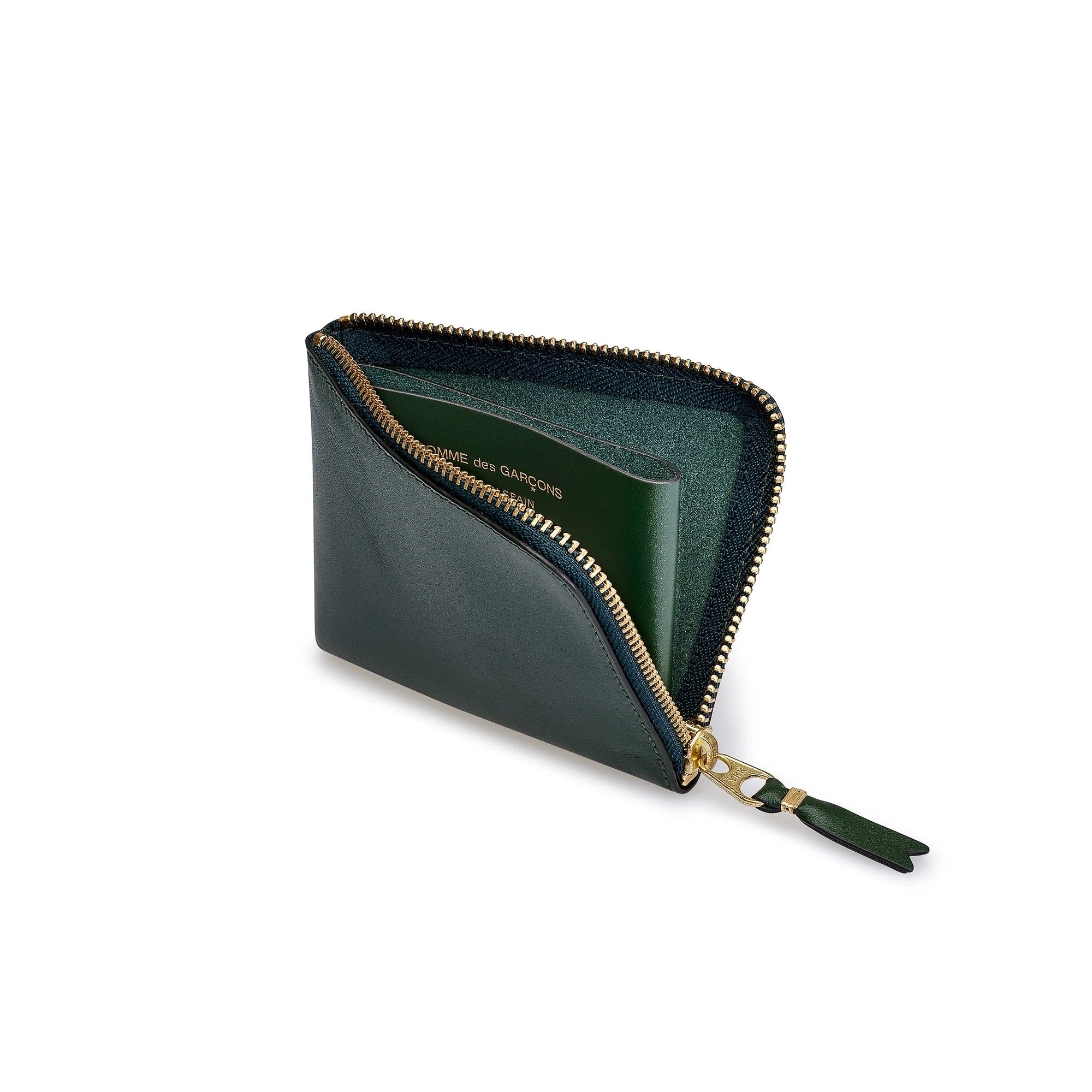 Comme des Garçons Wallet - Classic Line Arecalf - Bottle Green - SA3100-Accessoires-SA3100