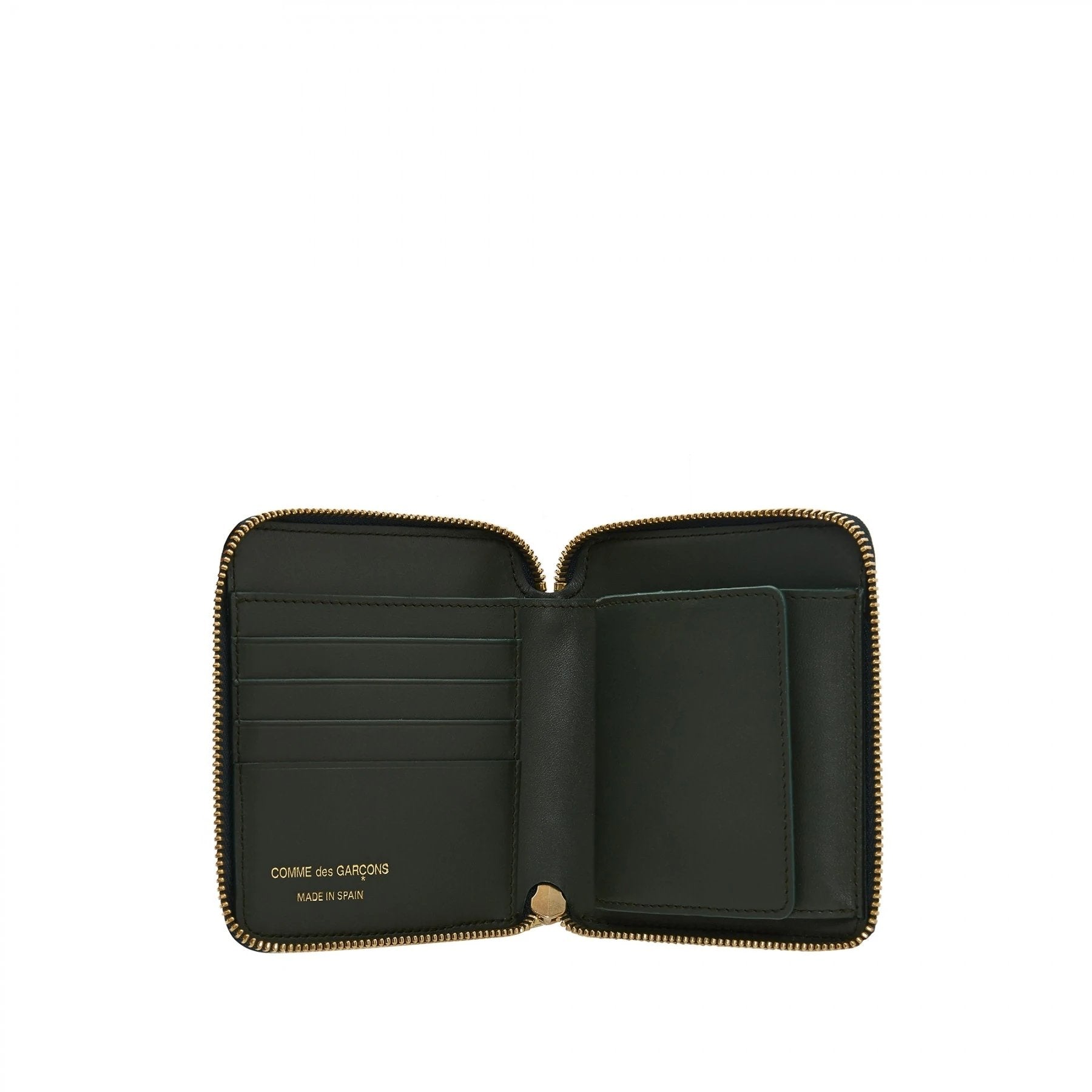 Comme Des Garçons - Wallet - Classic Line - Bottle Green - SA2100-Accessoires-SA2100