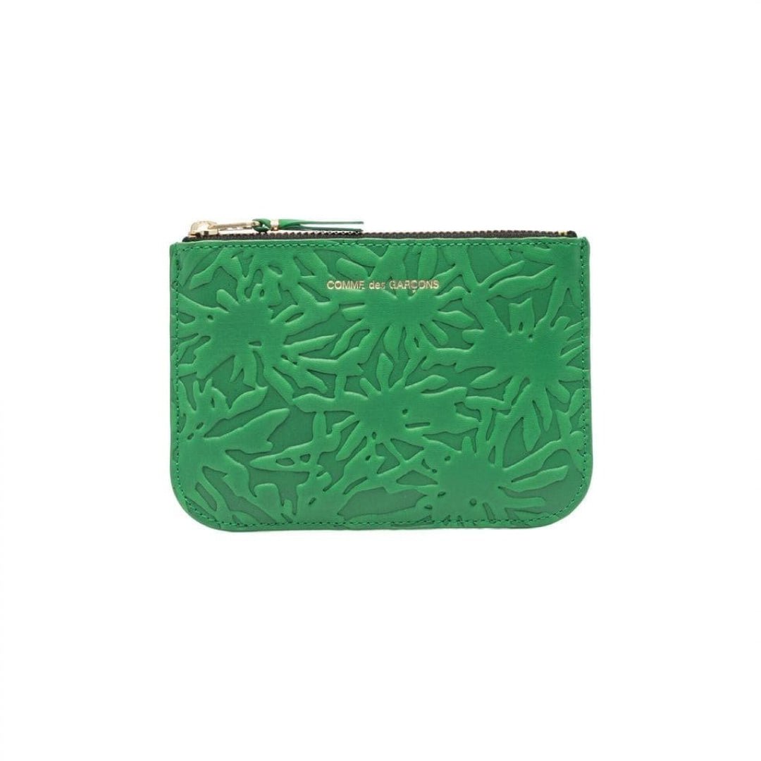 Comme des Garçons Wallet - Embossed Forest - Green - SA8100EF-Accessoires-SA8100EF