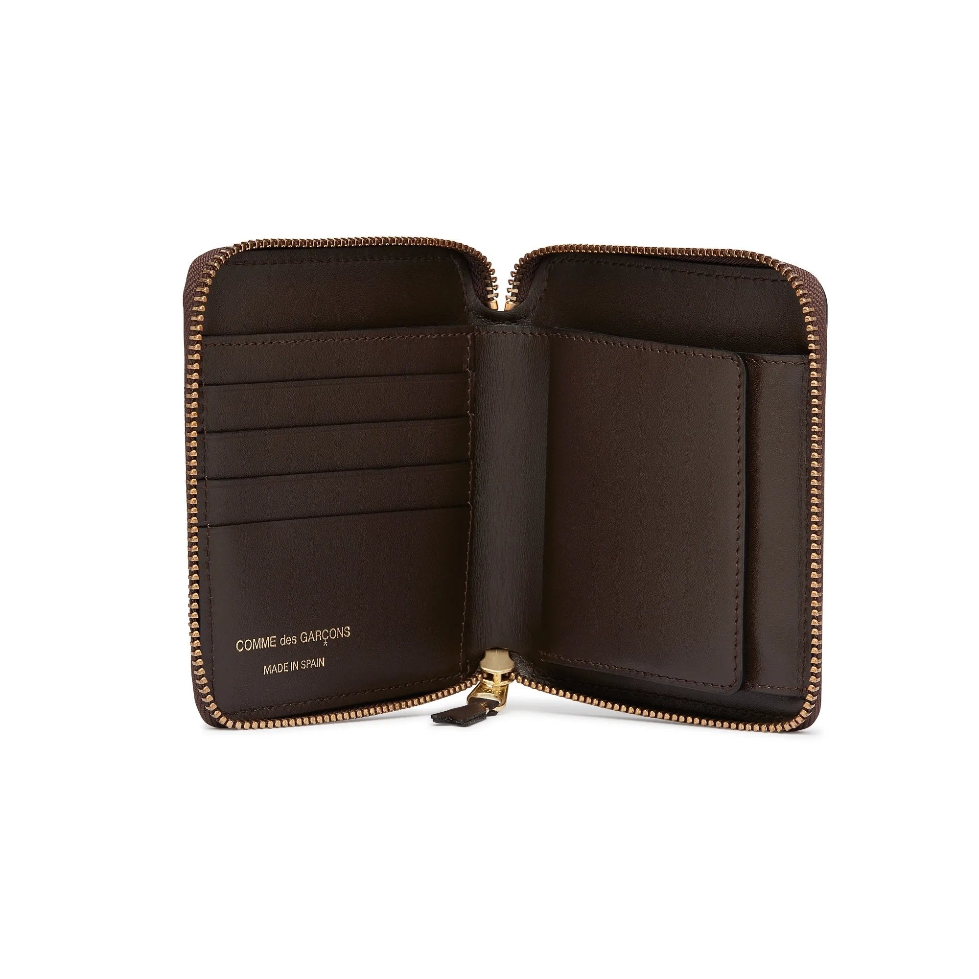 Comme Des Garçons - Wallet - Embossed Logotype - Brown - SA2100EL-Accessoires-SA2100EL