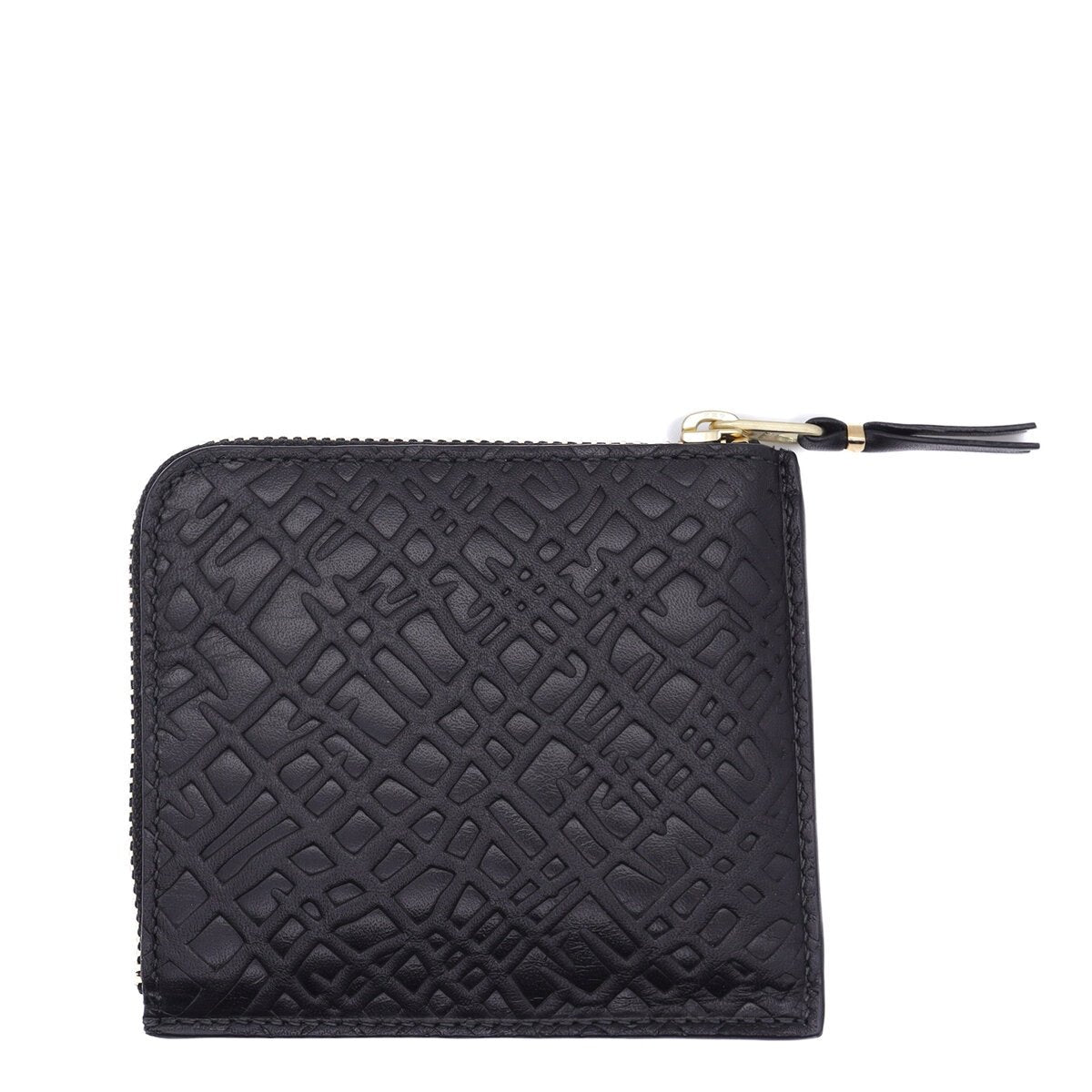 Comme des Garçons Wallet - Embossed Roots - Black - SA3100ER-Accessoires-SA3100ER