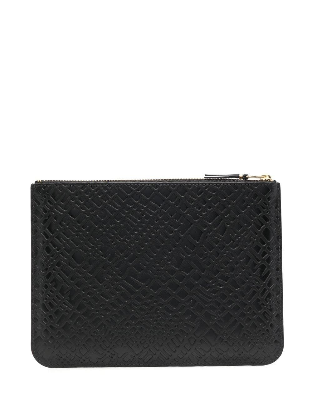 Comme des Garçons Wallet - Embossed Roots - Black - SA5100ER-Accessoires-SA5100ER