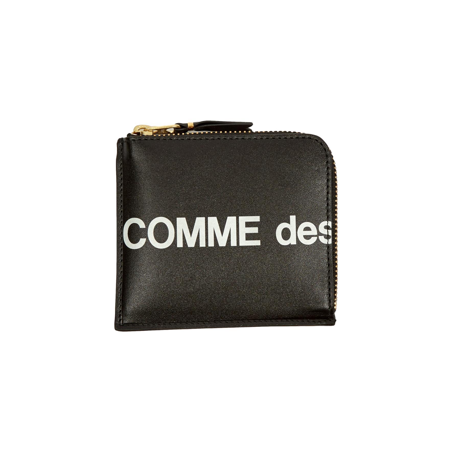 Comme des Garçons Wallet - Huge Logo - Black - SA3100HL-Accessoires-SA3100HL