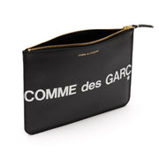 Comme des Garçons - Wallet - Huge Logo - Black - SA5100HL-Accessoires-SA8100HL