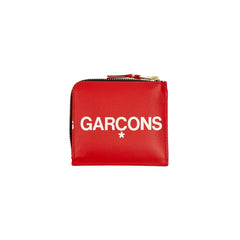 Comme des Garçons Wallet - Huge Logo - Red - SA3100HL-Accessoires-SA3100HL