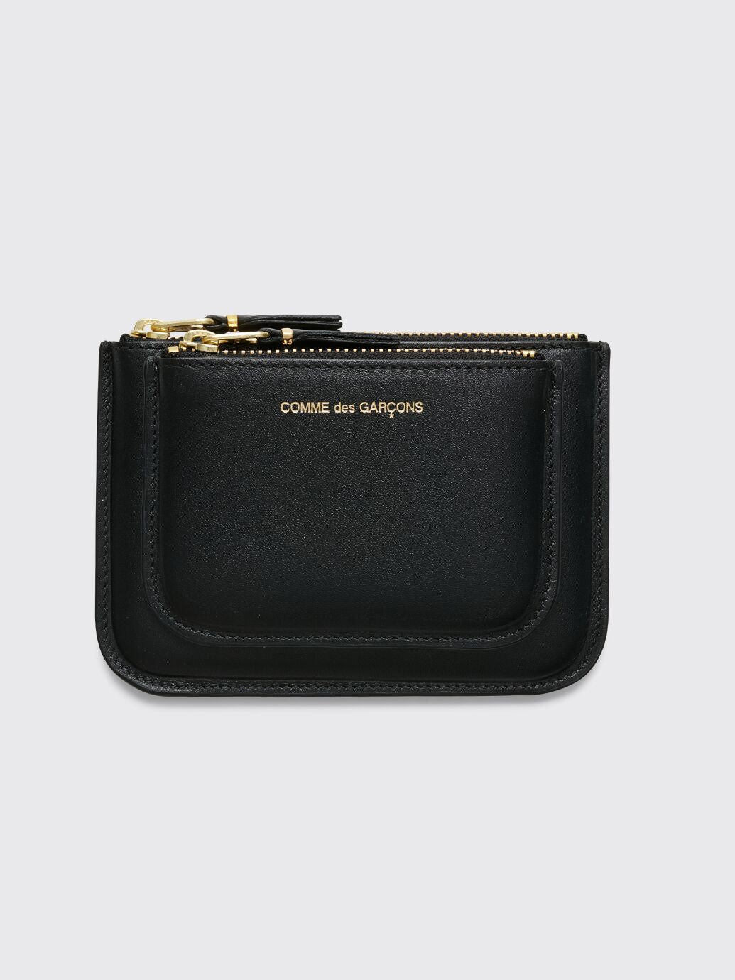 Comme des Garçons Wallet - Outside Pocket - Black - SA8100OP-Accessoires-SA8100OP