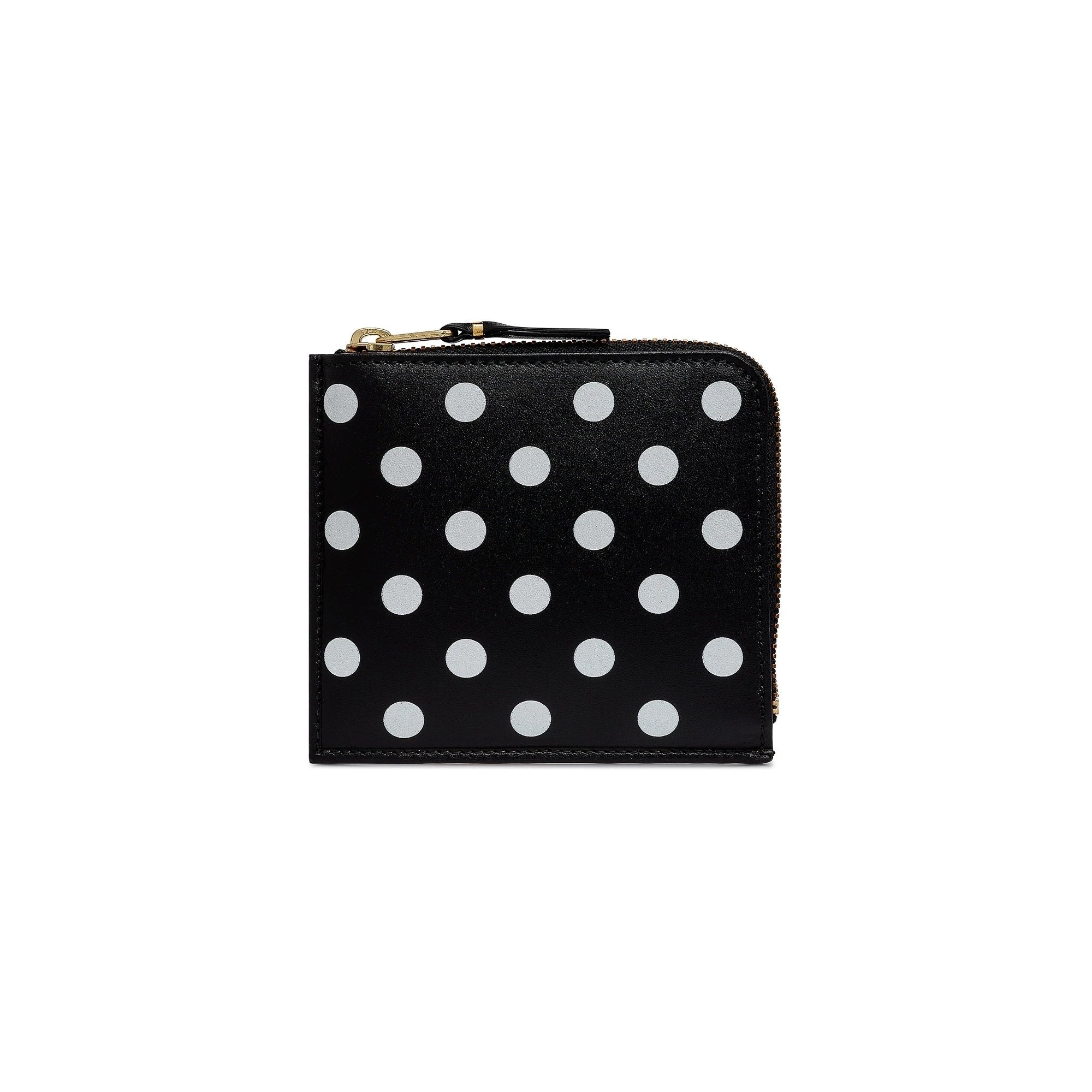 Comme des Garçons Wallet - Polka Dots Printed - Black - SA3100PD-Accessoires-SA3100PD