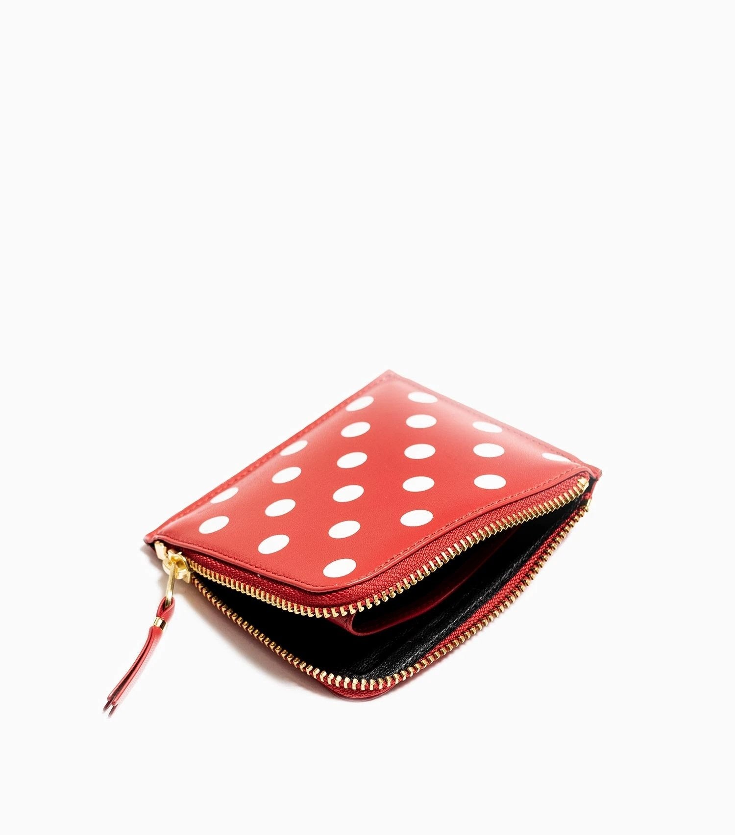 Comme des Garçons Wallet - Polka Dots Printed - Red - SA3100PD-Accessoires-SA3100PD