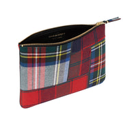 Comme des Garçons Wallet - Tartan Patchwork - Red - SA5100TP-Accessoires-SA5100TP