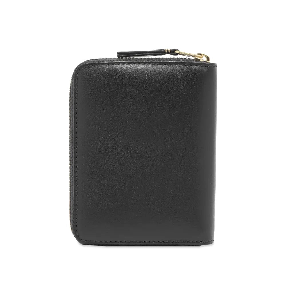 Comme Des Garçons WALLET - Arecalf Leather Wallet SA2110 - Black-Portes Cartes-SA2110