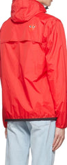 Comme Des Garçons Play x K-Way - Zip Jacket Red/ Red Heart Logo-Vestes et Manteaux-AZ-J501-2