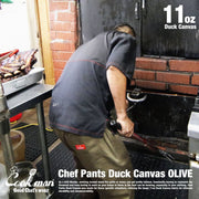 Cookman - Chef Pants - Duck Canvas Olive-Pantalons et Shorts-