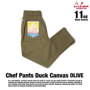 Cookman - Chef Pants - Duck Canvas Olive-Pantalons et Shorts-