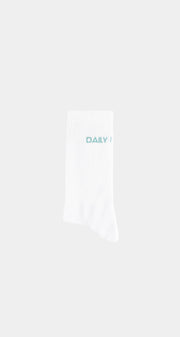 Daily Paper - Etype Socks - White/Granite Green-Accessoires-2212047