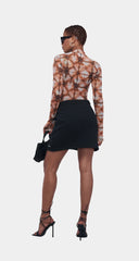 Daily Paper - Pelembe LS T-shirt - Orange/Brown-Tops-2311294