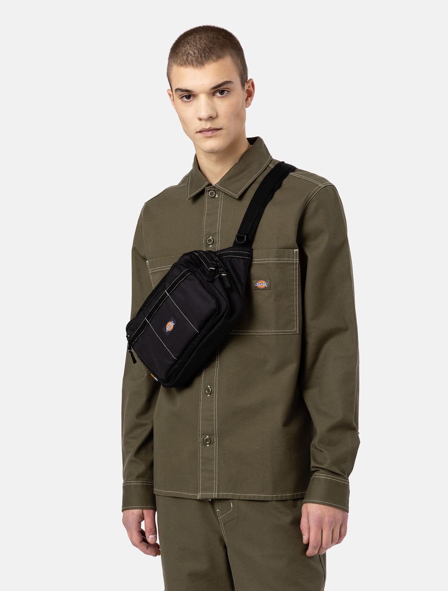 Dickies - Ashville Cross Body Bag - Black-Accessoires-DK0A4Y1VBLK1