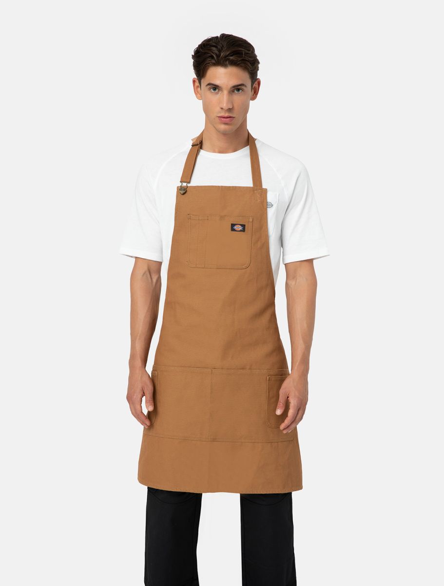 Dickies - Apron Bib - Brown--DK0A4XE8BD01