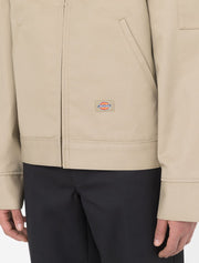 Dickies - Icon Lined Eisenhower Jacket Rec - Khaki-Vestes et Manteaux-DK0A4XK4KHK1