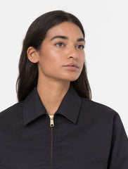 Dickies - Lined Eisenhower Crop Woman Jacket - Black-Vestes et Manteaux-DK0A4XKCBLK1