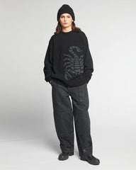 Eatdust - Scorpio Sweater - Black-Pulls et Sweats-MKW23006DLT900