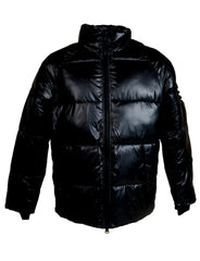 Ecoalf - Finland Down Jacket Black - Doudoune noire ecoresponsable-Vestes et Manteaux-GAJKFINLA0280MW19