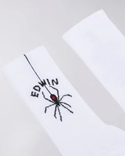 Edwin - Chaussettes Spider - White-Accessoires-I032680