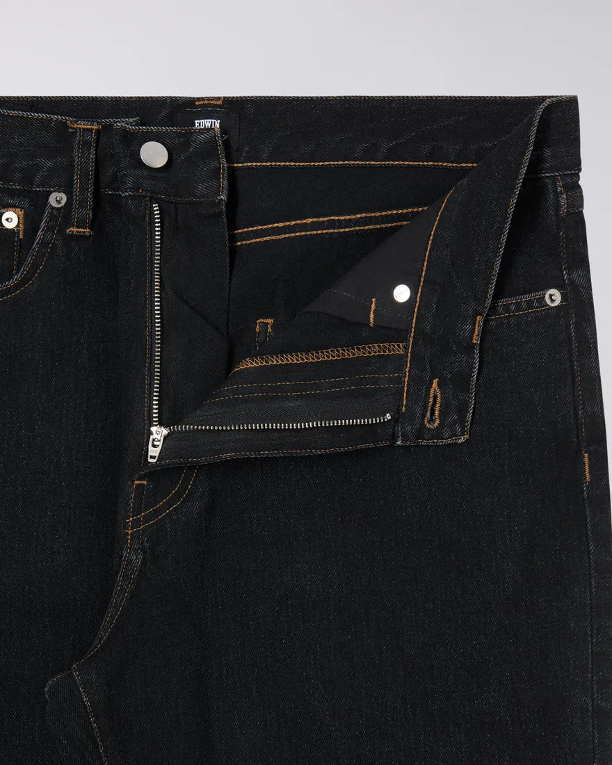 Edwin - Cosmos Pant - Black Dark Marble Wash-Pantalons et Shorts-1031945