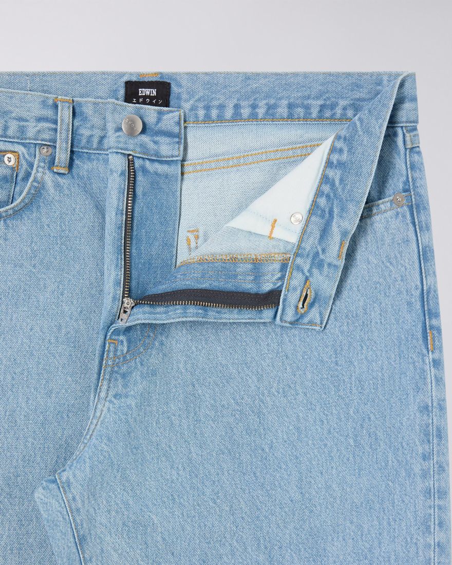 Edwin - Cosmos Pant - Blue - Heavy Bleach Wash-Pantalons et Shorts-I032556.01.HE.28