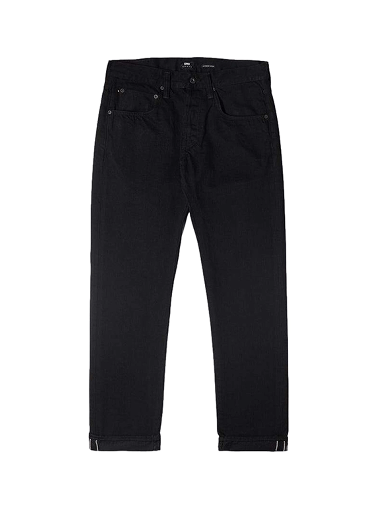 Edwin - ED-55 Regular Tapered Denim - Black Rinsed-Pantalons et Shorts-I027214.89.02.32