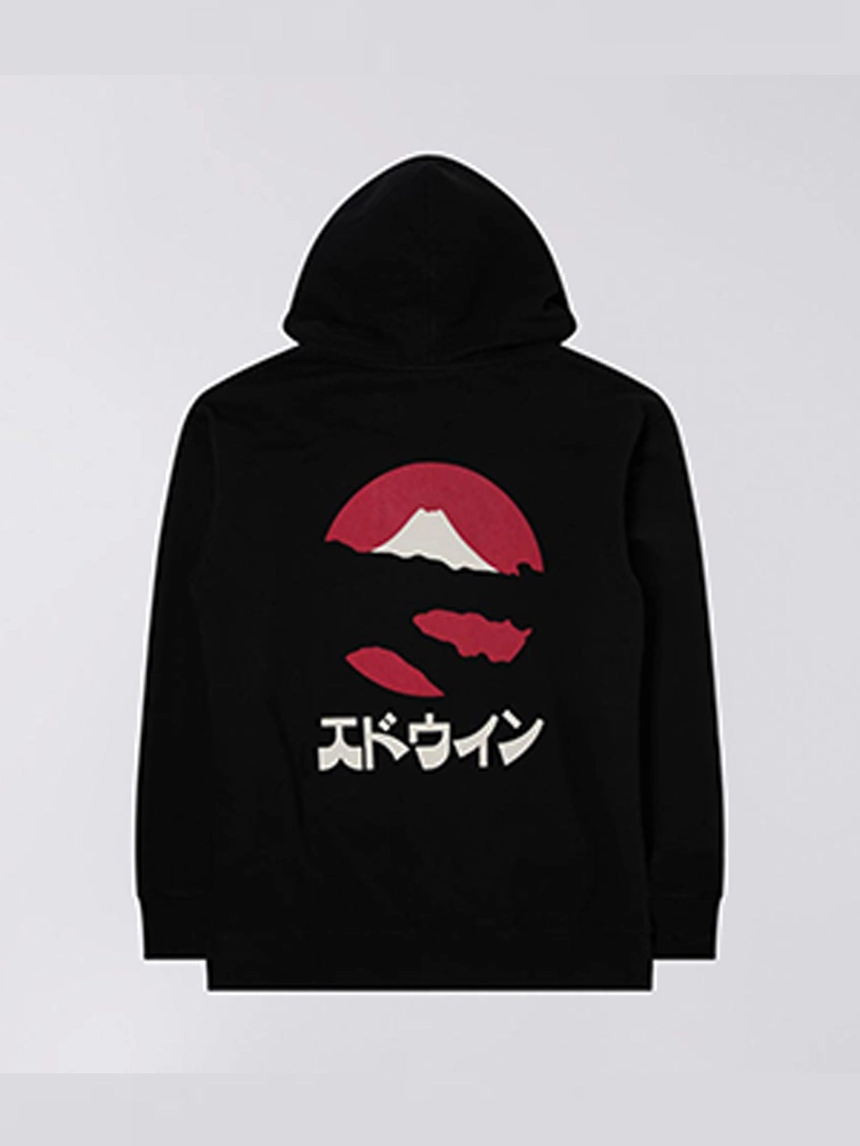 Edwin - Kamifuji Hoodie Sweat - Black - Pull Noir-Pulls et Sweats-I031106