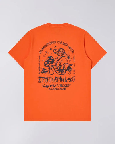 Edwin - Agaric Village T-shirt - Tangerine Tango-T-shirts-I032552