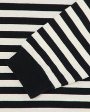 Edwin - Basic Stripe T-shirt LS - Black & White-T-shirts-I031843_0D2_67