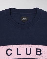 Edwin - Club Love Story T-Shirt Long Sleeve - Maritime Blue-T-shirts-TO73.J94.0DM.67.03