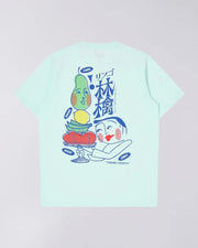 Edwin - Ringo Oishii T-shirt - Bleached Aqua-T-shirts-1032510