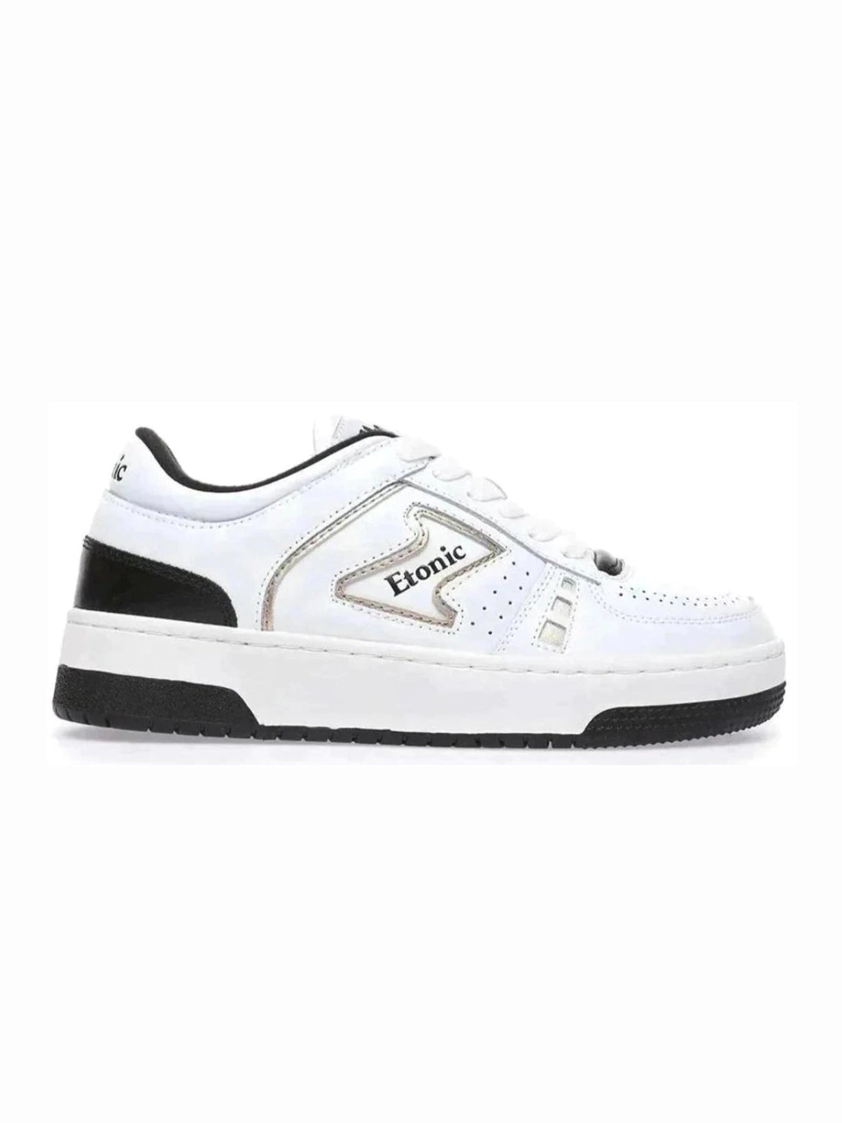 Etonic - B509 Low Sneakers - White/Black/Gold-Chaussures-ETW314610-02