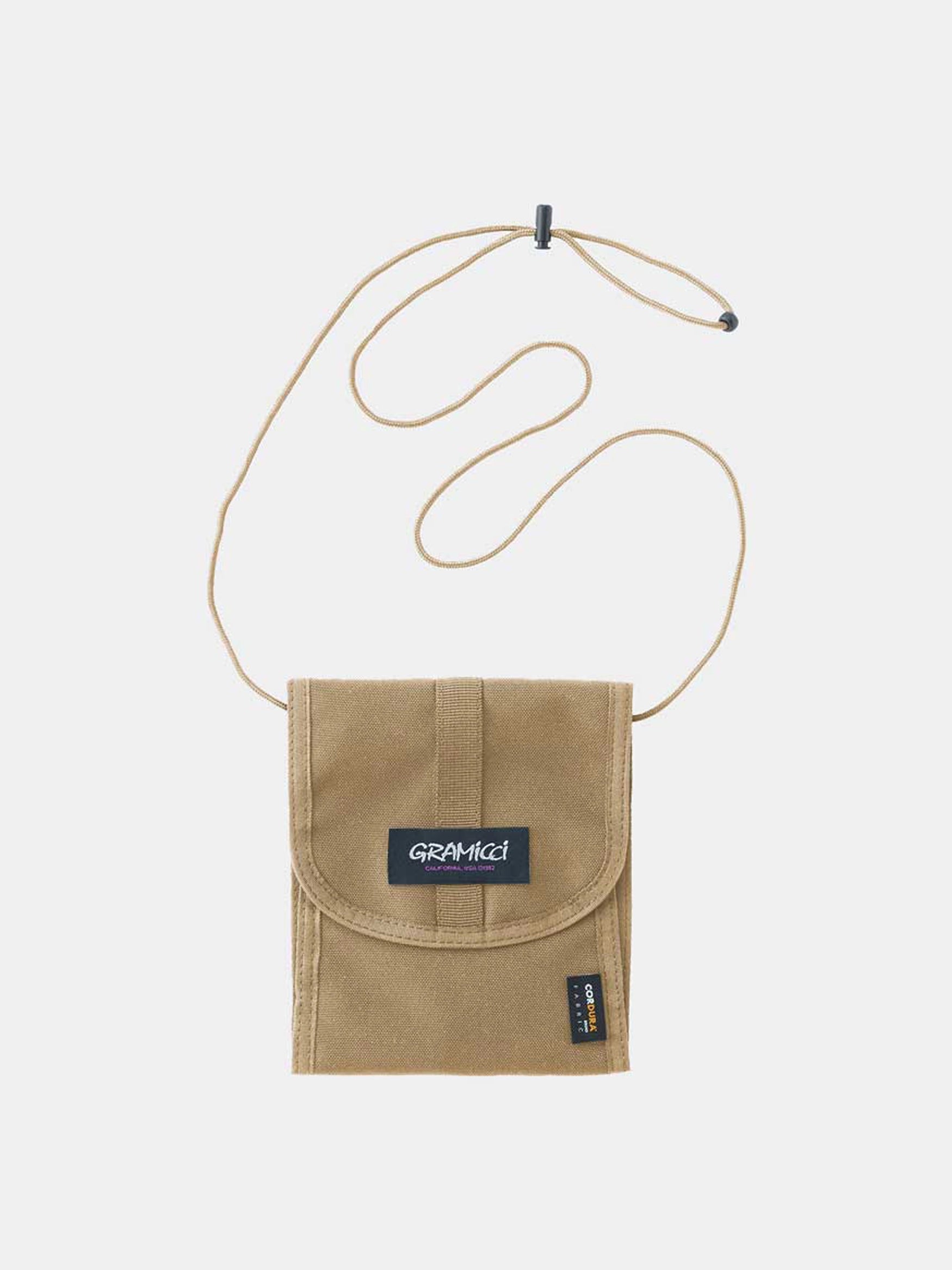 Gramicci - Cordura Neck Pouch - Coyote Beige-Accessoires-G3SB-085