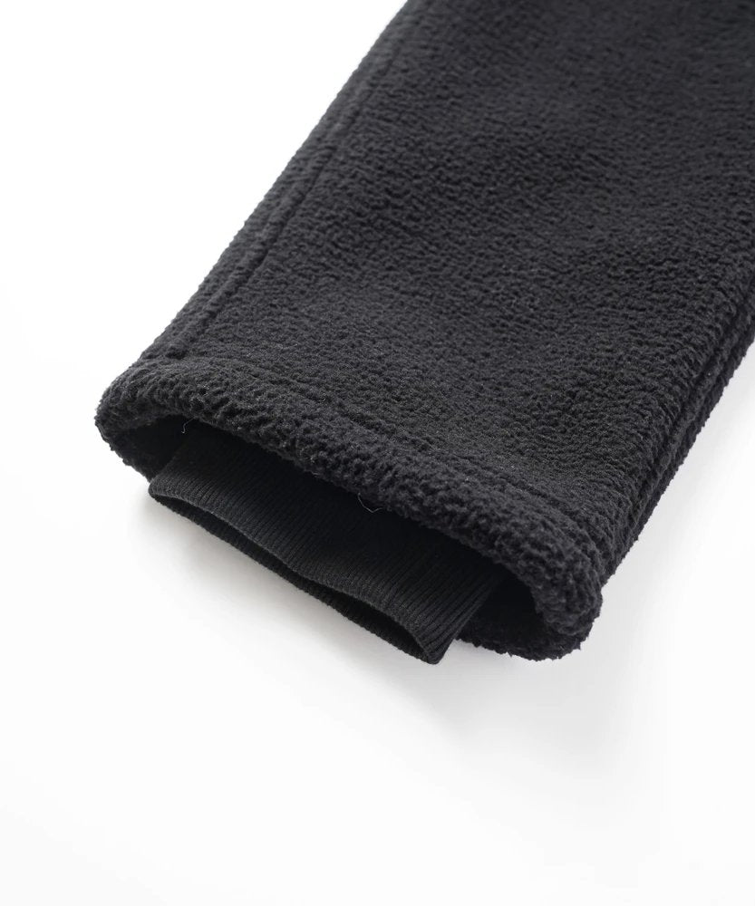 Gramicci - Boa Fleece Track Pants - Black-Pantalons et Shorts-GUP-21F072