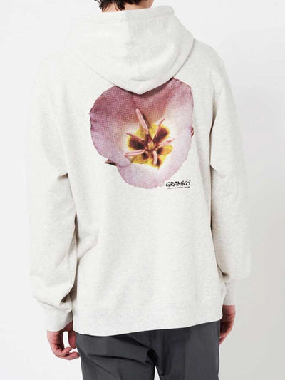Gramicci - Flower Hooded Sweatshirt - Ash Heather-Pulls et Sweats-G3SU-J064