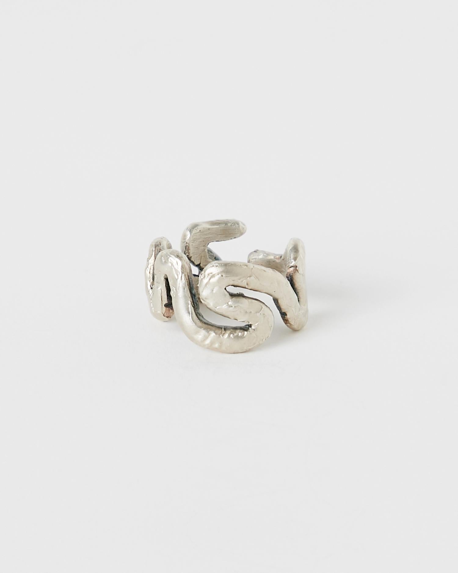 Heresy - Wyrm Ring - Oxisidised Silver-Bijoux-HAW23-J03