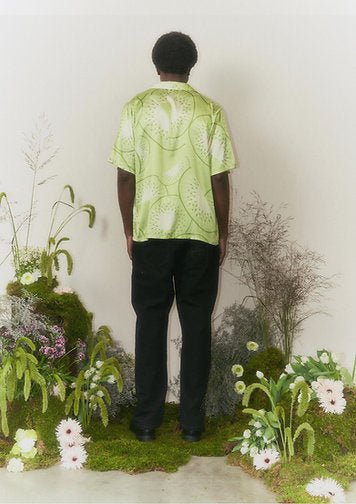 House Of Sunny - Falling Kiwis Shirt - Kiwi-Chemises-VOL21111