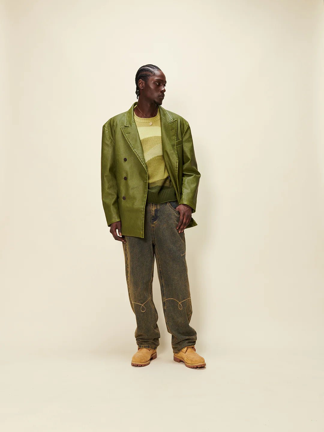 House of Sunny - Eden Landscape - Green-Pulls et Sweats-VOL2237