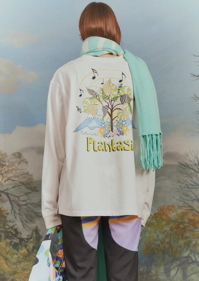 House Of Sunny - Plantasia Skate Tee - Pure White-Pulls et Sweats-1890